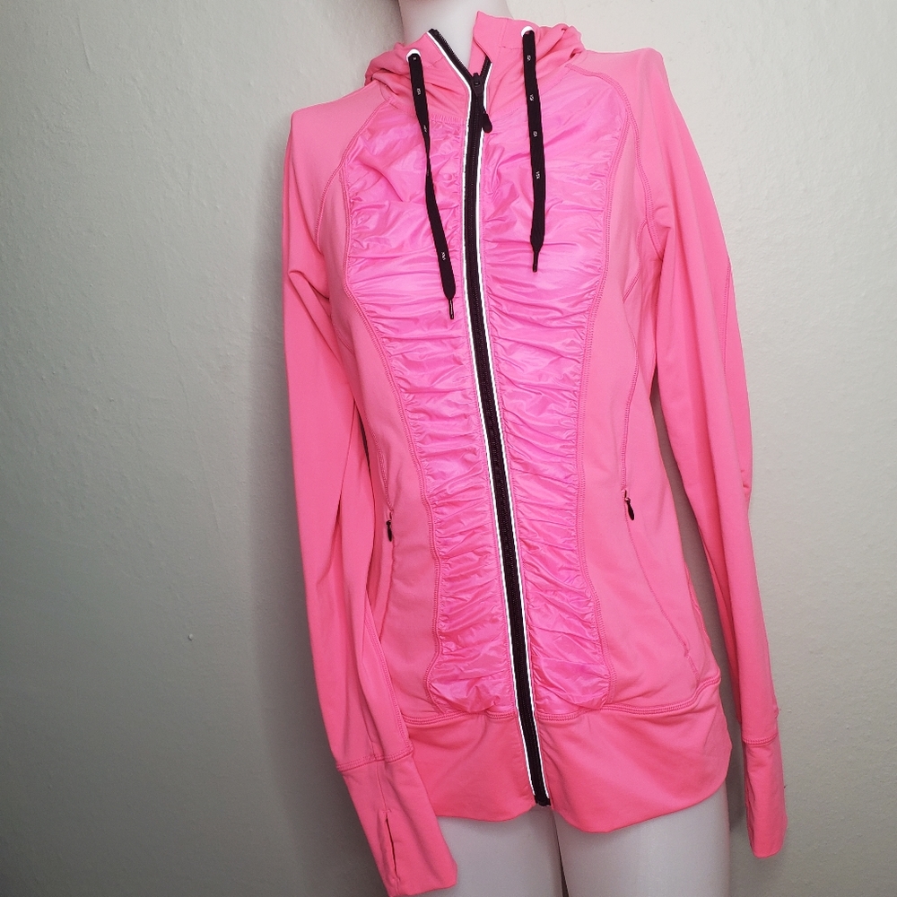 Victoria’s Secret Sport Hot Pink Jacket Medium Barbie